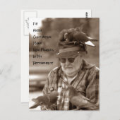 Postkarten Tauben Vögel Altersvorsorge Spaß lustig (Vorne/Hinten)