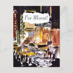 Postkarten-Theaterbezirk NYC habe ich PC bewegt Ankündigungspostkarte