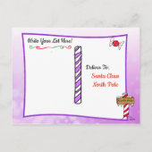 Postkarten vom Weihnachtsmann: Elf (Rückseite)