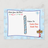 Postkarten vom Weihnachtsmann: Penguin in Weihnach (Rückseite)