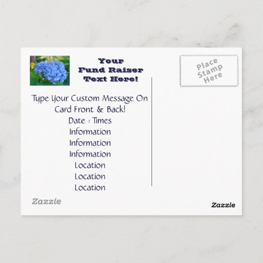 Postkarten von Fundraiser für Postkarten ohne Gewi (Rückseite)