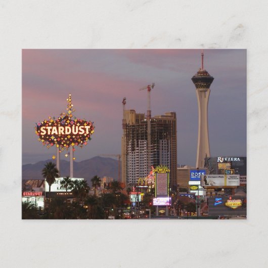 Postkarten von North Las Vegas Strip Sunset 2006 (Vorderseite)