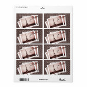 Postkarten von Paris Labels (Vorne)