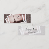 Postkarten von Paris Tiny Contact Card Telefonnummerkarte (Vorne/Hinten)