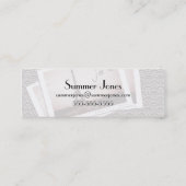 Postkarten von Paris Tiny Contact Card Telefonnummerkarte (Rückseite)