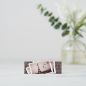 Postkarten von Paris Tiny Contact Card Telefonnummerkarte (Stehend Vorderseite)