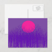Postkarten von Purple Sunset (Vorne/Hinten)