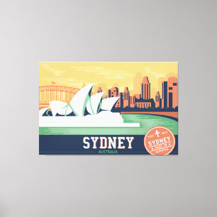 Postkarten von Sydney Leinwanddruck