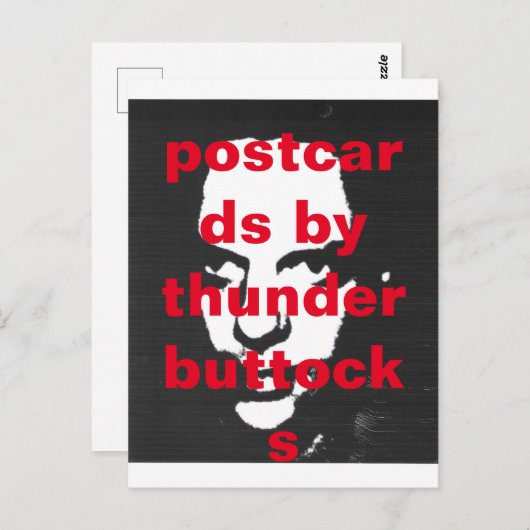 Postkarten von Thunderbuttocks (Vorne/Hinten)