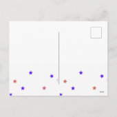 Postkarten von Uncle Sam 4. Juli (Rückseite)