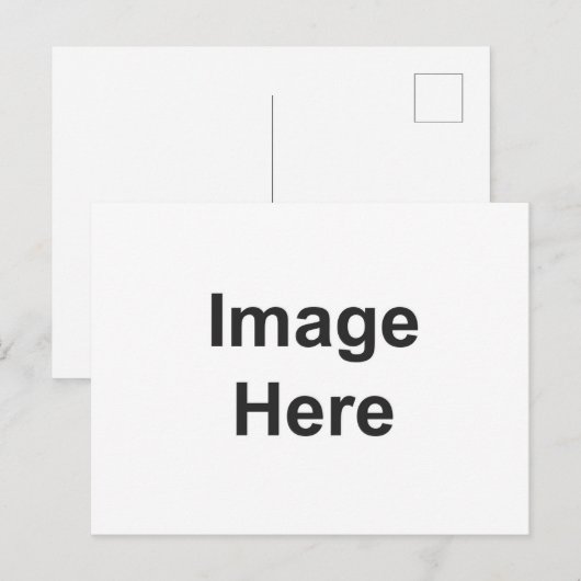 Postkarten Vorlage (Vorne/Hinten)