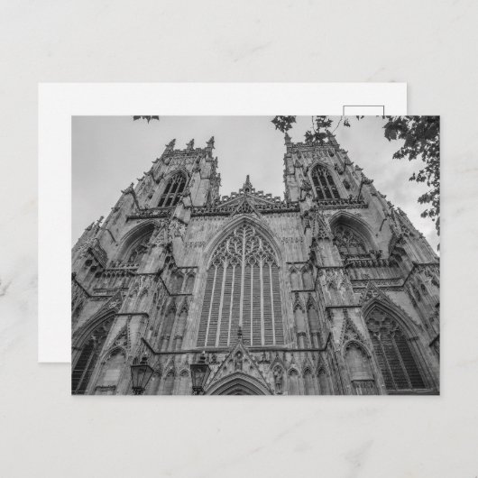 Postkarten "York Minster" (Vorne/Hinten)