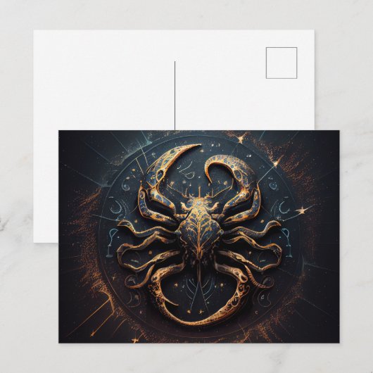 Postkarten Zodiac (Vorne/Hinten)