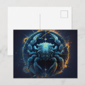 Postkarten Zodiac (Vorne/Hinten)