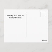 Postkarten zu den Wählern SAVE THE DATE am 6. (Rückseite)