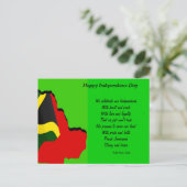 Postkarten zum 50-jährigen Jubiläum Jamaikas (Stehend Vorderseite)