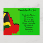 Postkarten zum 50-jährigen Jubiläum Jamaikas (Vorderseite)