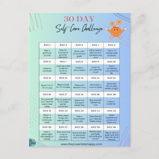 POSTKARTEN ZUR SELBSTVERSORGUNG (Vorderseite)