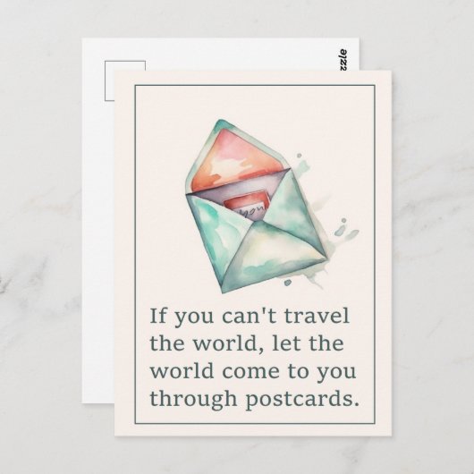 Postkartenangebot | Postübergang Postkarte (Vorne/Hinten)