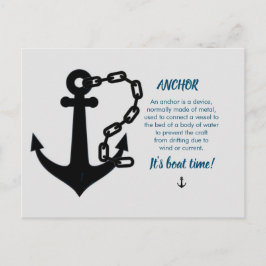 Postkartenanker Postkarte