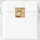 Postkartenaufkleber Quadratischer Aufkleber (Tasche)