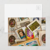 Postkartenbriefmarken Postkarte (Vorne/Hinten)