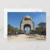 Postkartendenkmal für die Revolution, Mexiko-Stadt Postkarte (Vorne/Hinten)