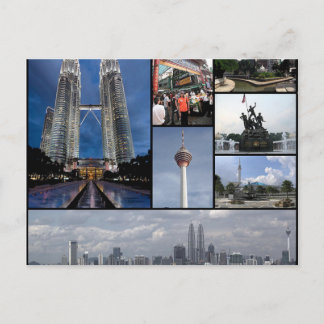 Postkartendenkmäler von Kuala Lumpur, Malaysia Postkarte