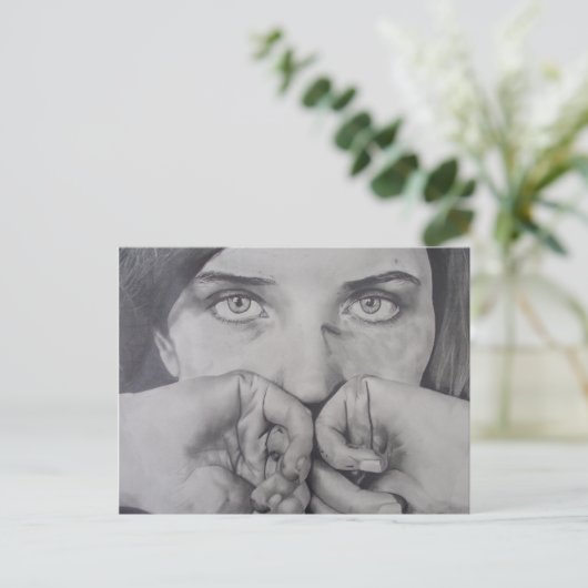 Postkartendesign - Moribund-Kind Postkarte (Stehend Vorderseite)