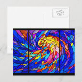 Postkartenfestes Glas-6 Postkarte (Vorne/Hinten)