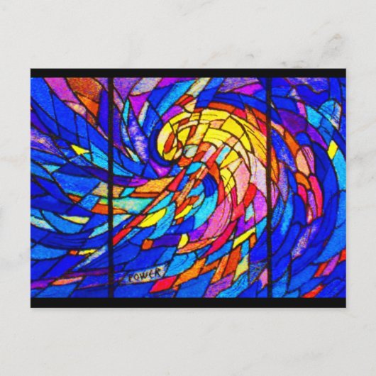 Postkartenfestes Glas-6 Postkarte (Vorderseite)