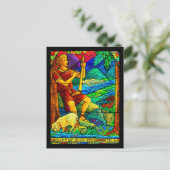 Postkartenfestes Glas-9 Postkarte (Stehend Vorderseite)