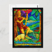 Postkartenfestes Glas-9 Postkarte (Vorne/Hinten)