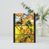 Postkartenfestes Glas - Tiffany 1 Postkarte (Stehend Vorderseite)