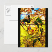 Postkartenfestes Glas - Tiffany 1 Postkarte (Vorne/Hinten)