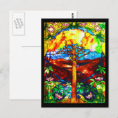 Postkartenfestes Glas - Tiffany 5 Postkarte (Vorne/Hinten)
