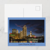Postkartenfestung San Francisco Postkarte (Vorne/Hinten)