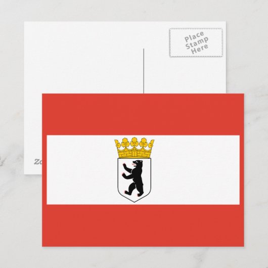 Postkartenflagge Postkarte (Vorne/Hinten)