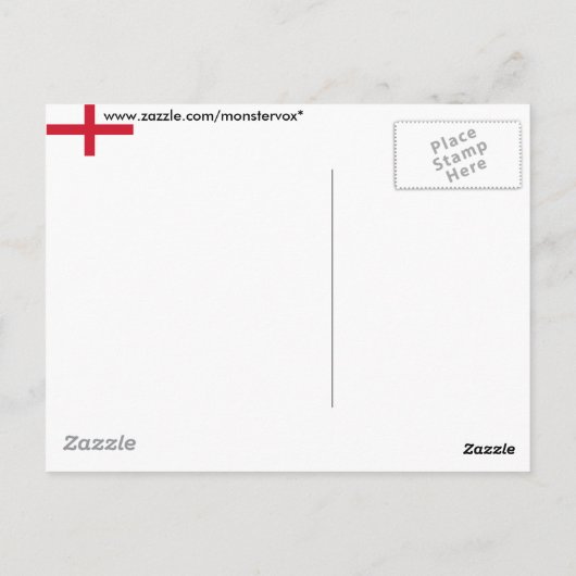 Postkartenflagge Postkarte (Rückseite)