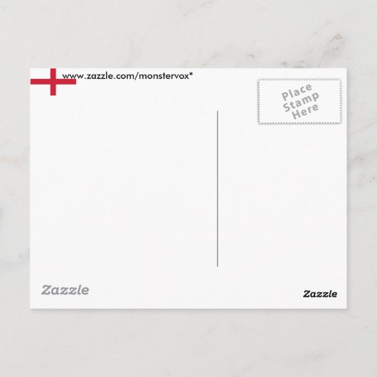 Postkartenflagge Postkarte (Rückseite)