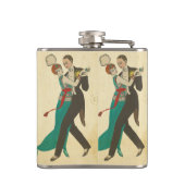 Postkartenflasche Flachmann (Rückseite)