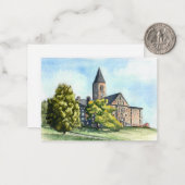 Postkartenformat der Universitätsbibliothek Cornel Mitteilungskarte (Vorderseite/Rückseite Beispiel)