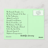 PostkartenGeister des geheimnisvollen Bermuda-Drei Postkarte (Rückseite)