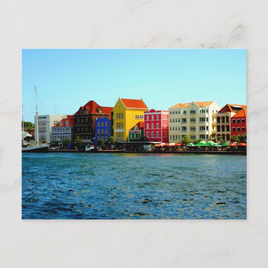 Postkartenhafen Willemstad Curacao Postkarte (Vorderseite)