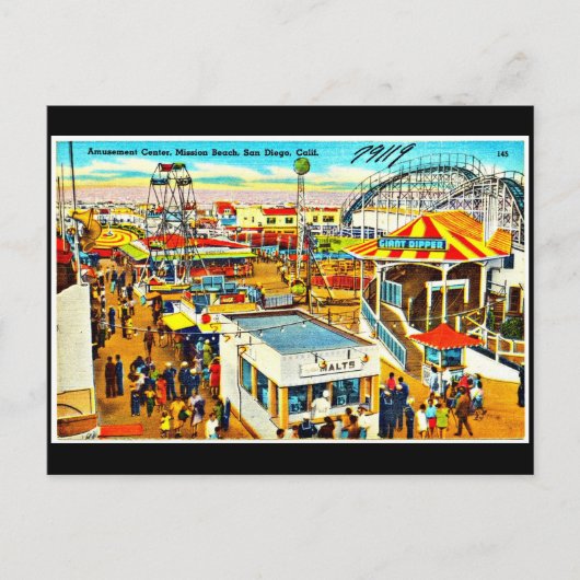 Postkartenkarneval/Vergnügung-7 Postkarte (Vorderseite)