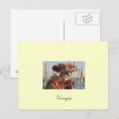 Postkartenkarneval von Venedig Postkarte (Vorne/Hinten)