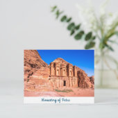 Postkartenklöster Petra Postkarte (Stehend Vorderseite)