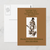 Postkartenkutsche WV-Buchhandlung Postkarte (Vorne/Hinten)