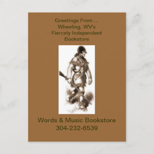 Postkartenkutsche WV-Buchhandlung Postkarte