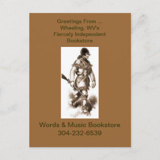 Postkartenkutsche WV-Buchhandlung Postkarte